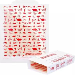 캐치마스터 멀티 마우스 트랩 12팩 리필 가정용 인도적 실내 교체 가능한 보드 차고 및 창고용 라이브 해충