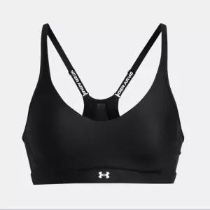 언더아머 1384126-001 블랙 UA 인피니티 2.0 로우 스포츠브라 런닝 헬스 요가 1046264