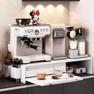 미니 수납장 선반 홈카페 받침대 커피머신 랙 소형