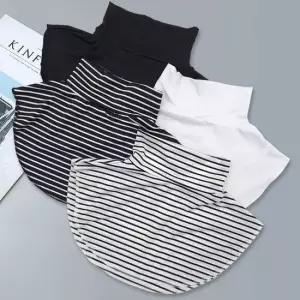 신축성 좋은 베이직 페이크카라 목폴라 넥케이프 면레이스넥케이프 넥케이프칼라