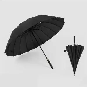 튼튼한우산 16개 스틸대 원터치 장우산 3중 방수코팅 양산겸용우산 우양산 양산우산