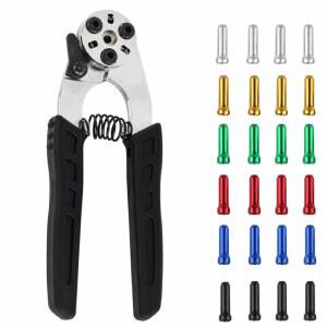 자전거 브레이크 케이블 커터 및 크림퍼 2 in 1 크림프 엔드 전문 도구