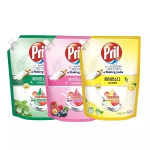 매장정품 SODA 소다 헨켈 프릴 베이킹소다 주방세제 1L 리필 1개 1511992