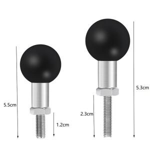 마운트 바이크 오토바이 핸들바용 나사 베이스 U 볼트  자전거 라이딩 액션 카메라 부품  볼 헤드 어댑터