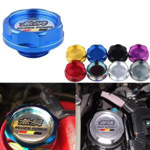 혼다 시빅 시티 어코드 CR-V 베젤 무겐 스타일 자동차 엔진 오일 캡 알루미늄 라디에이터 연료 필러 탱크