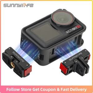 DJI호환 Osmo Action 5 Pro 4 접이식 퀵 릴리스 마운트 베이스 삼각대 어댑터 액세서리용 Sunnylife 마그네