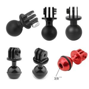 고프로호환 13 용 미니 소형 삼각대 볼 헤드 베이스 어댑터  360 도 회전 카메라 마운트  RAM 바이크 오토