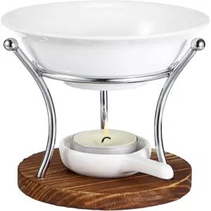 JUXYES 로맨틱 세라믹 청록색 왁스 멜트 워머 비전기 에센셜 오일 캔들 향수 아로마테라피 타르트 버너