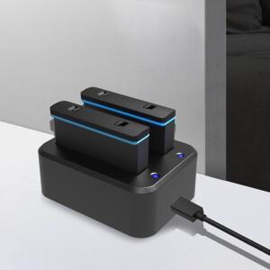 인스타 360 X3 배터리 고속 충전기  파노라마 스포츠 카메라 액세서리 듀얼 카드 슬롯