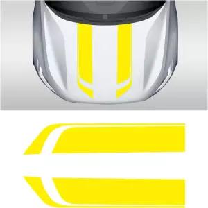 무키다 자동차 후드 데칼 스티커 사이드 바디 스트라이프 그래픽 레이싱 범퍼 차량 스커트 루프 보닛 비닐