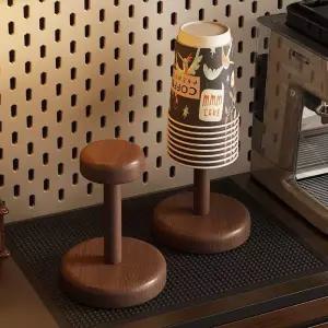 원목 가정용 종이컵홀더 카페 커피컵 일회용 업소