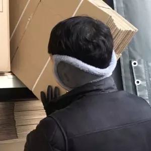 방한 귀마개 겨울 대형 털 귀도리 그레이 귀도리 골프귀마개 러닝귀마개 남자귀도리