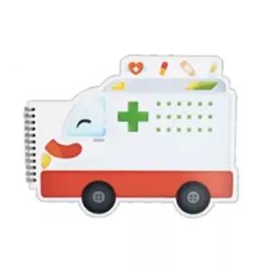 세종_모양 스케치북_구급차/키즈/스케치북/창의력/모양/학습/도형/놀이/미술/색칠/공부/그림책/도화지/아동