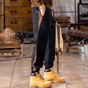 남성 바지 배기핏 조거 봄가을 패치 캐주얼 팬츠 OP3