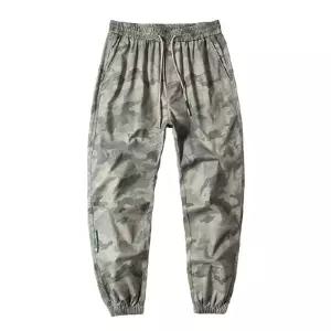 남성 바지 배기핏 가을 캐주얼 팬츠 워싱 배기 빅사이즈 카무플라주 OP3