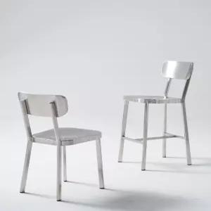 등받이 홈바 의자 바체어 스테인레스 스툴 높은 체어