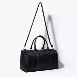 남성 베이직 심플 블랙 보스턴백 크로스끈 여행가방 rdl7+7xRV