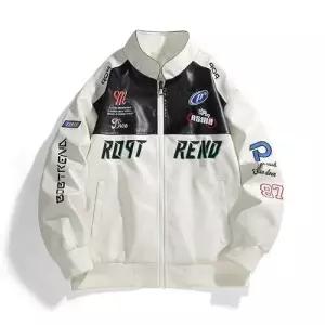 남성용 자켓 PU가죽 차이나 스웨터 봄가을 점퍼 OP3