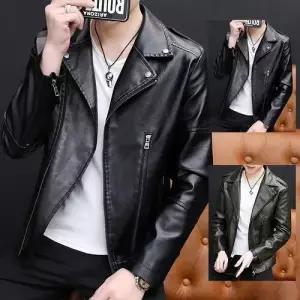 남친 PU 방수 바이크 라이딩 봄가을 점퍼 재킷 가죽 OP3