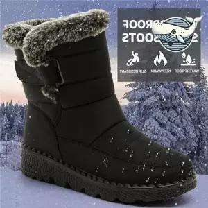 겨울 방수 양털 부츠 남녀 슬립온 따뜻한 패딩 양털부츠 방한부츠 여성방한부츠