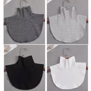 여자 훼이크 레이어드 터틀 넥 워머 페이크 폴라 티 훼이크목폴라 목만있는목폴라