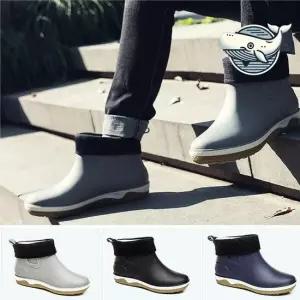 겨울용 방한 남성장화 기모 고급 방수 패셔너블 남자방한화 남성방한화 겨울장화