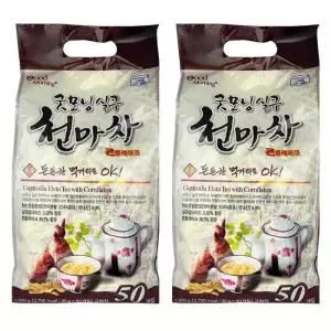굿모닝 실큐 천마차 50포 국내산천마 아침대용 콘플레이크 X2개