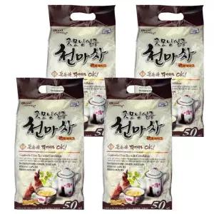 굿모닝 실큐 천마차 50포 국내산천마 아침대용 콘플레이크 X4개