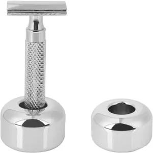 알루미늄 합금 면도기 베이스 2팩 욕실 액세서리용 안전 스탠드 책상 펜 홀더 칫솔