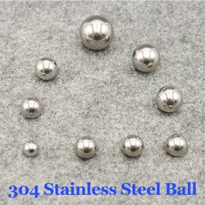 304 스테인레스 스틸 솔리드  라운드 볼 2 3 4 5 6 7 8 9-25mm MTB 키즈 자전거 스쿠터 용 정밀 베어링 부