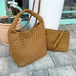 위빙짜임 여유롭고 부드러운 작은 토트백 대용량보스턴백 여자골프보스턴백 옷가방