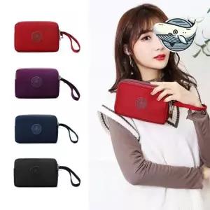 경량 클러치 지갑 다용도 수납백 다양한 색상 나일론 패브릭 ELG 심플 패플 업타운걸스 Su