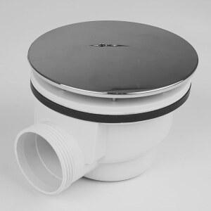 교체용 샤워 베이스 PVC를 위한 측면 출구 어셈블리가 있는 MUCOL 90도 로우 프로파일 1.5인치 배수 트랩