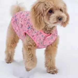 [반려] FW12 대형견 귀여운 강아지 꽃 중형 커플룩 소형 김장 할매 누빔 조끼