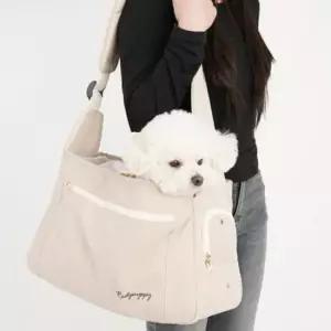 [반려] 레드퍼피 프림 슬링백 아이보리