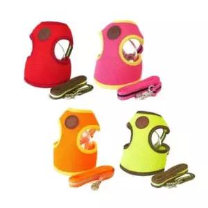 [반려] 포시즌 메쉬 하네스세트 오렌지 M