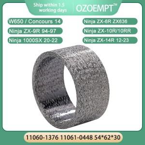 OZOEMPT 바이크 오토바이 개스킷  머플러 용도: W650 닌자 ZX-6R  9R  10R  14  ZX636 Concours 1000SX  54