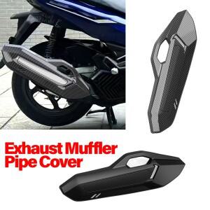 바이크 오토바이 배기 열 커버 혼다 호환 클릭 PCX 125/150/160 에어 블레이드 Giorno125 용 통풍 머플러
