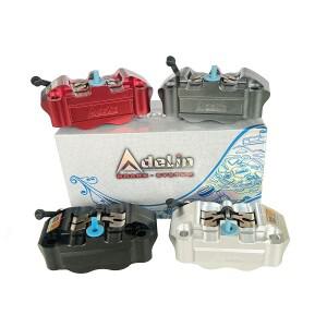 아델린 CNC ADL-4 바이크 오토바이 25mm x 4피스톤 브레이크 캘리퍼 펌프 마운팅 BWS 야마하 스쿠터 개조용