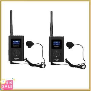A4QHOT- FT11 FM 송기 마이크 교회 투어 가이드 지원을위한 무선 AUX 카드 2 PCS