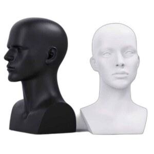 진열 머리 흉상 모자 촬영 마네킹 전시 두상 얼굴 가발 행거