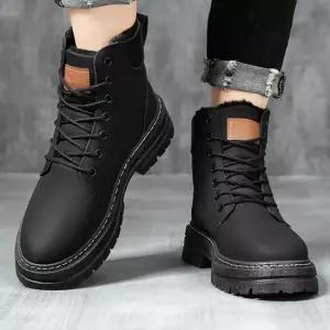 남성 2컬러 가을 겨울워커 따뜻한 키높이 방한 부츠 캐주얼워커 봄가을스니커즈