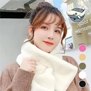 소프트 따뜻한 머플러 기본 스타일 데일리 겨울 겨울 니트목도리 부드럽고 편한 투톤