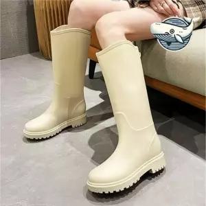 여성 데일리 롱부츠 캠핑 비 오는 날 우산 롱부츠 롱레인부츠 베리슈 레인부츠 유데