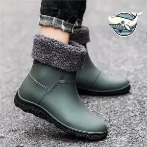 남성 겨울 방수부츠 털안감 탈부착 다용도 다용도 털안감 탈부착 레인부츠 방한 털