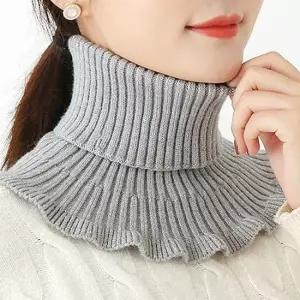 여자 겨울 페이크 니트 목폴라 패션 목커버 넥워머 니트넥워머 니트워머 여성넥워머