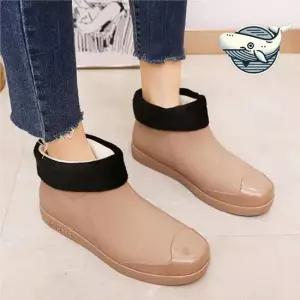 여성 털안감 방한 레인부츠 캐주얼 캠핑화 모던 털부츠 여성방한화 레인부츠 캐주얼장화