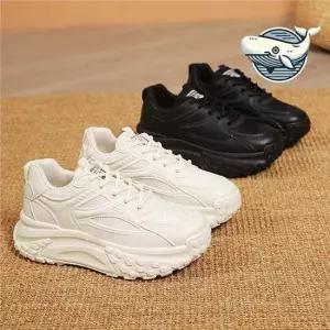 여성 통굽 스포츠 캐주얼 운동화 스타일리시 캐주얼 통굽 어글리슈즈 키높이 굽 높이