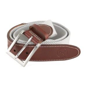 푸마골프 남성용 니들포인트 캔버스 벨트