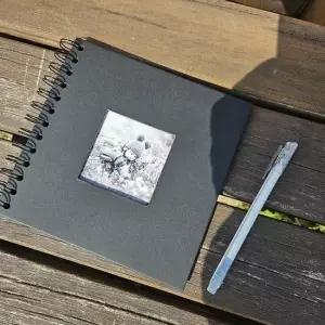 [문구/오피스] 블랙 수첩 DIY 다이어리 펜포함 포토북